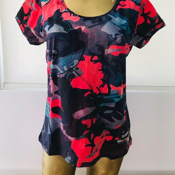SALE!  NWT ELEVEN PARIS x Les Artistes PHARELL WILLIAMS Art Short Sleeve TOP M - Picture 7 of 10